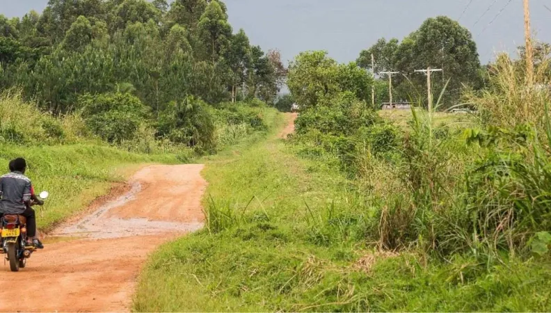 Paysage, moto, Togo