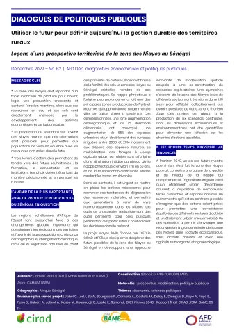 Etudes AFD sur la gestion durable des territoires ruraux