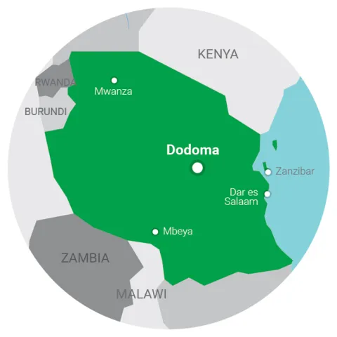 map Tanzania