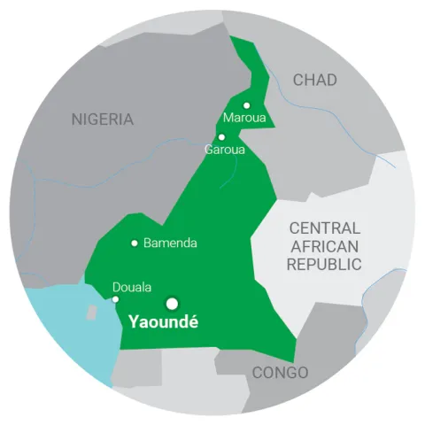 map Cameroon