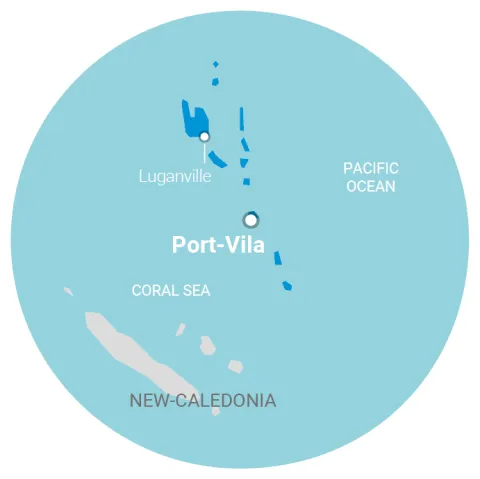 Vanuatu map